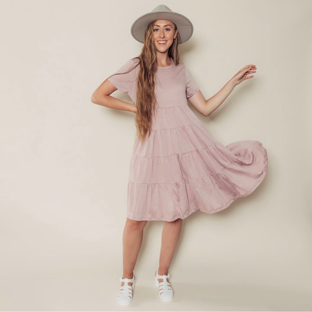 Mauve midi dress 💕 Plus size